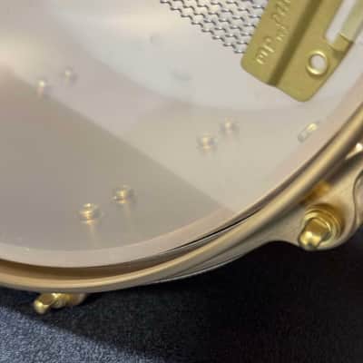 [New]#77 DW MFG True Cast Bell Bronze 7x14" Snare Drum DRVZ0714STZ image 9