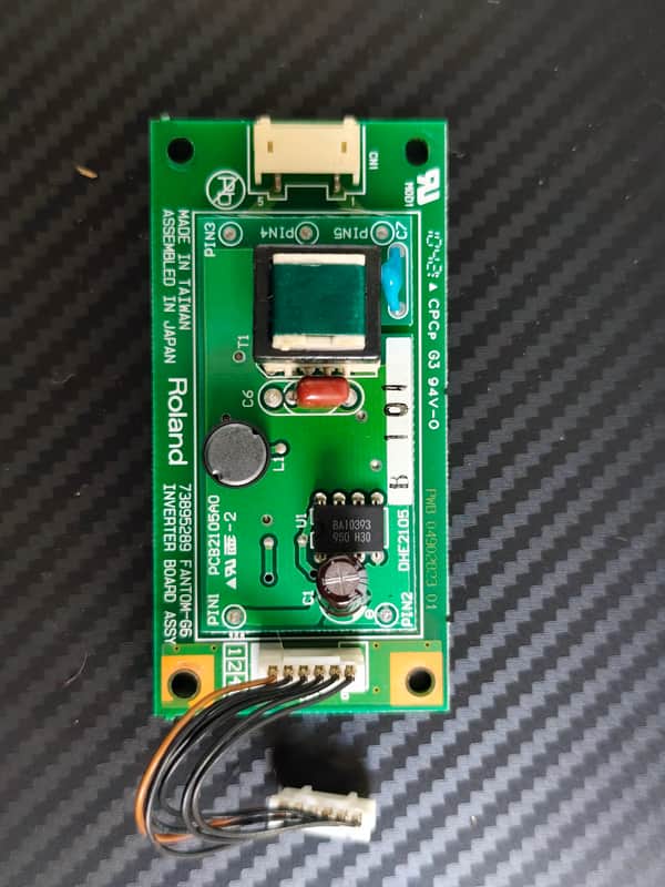 Roland Fantom G6 G7 G8 LCD Inverter Board 73895289 / PCB 73895208 image 1