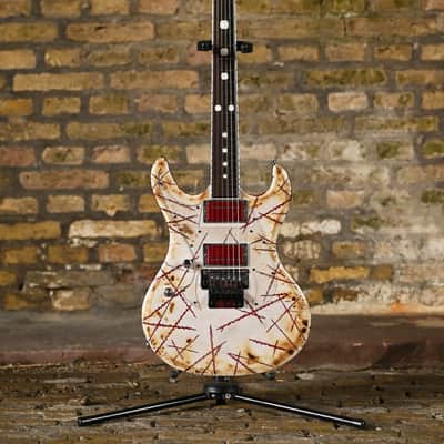 ESP E-II RZK-I Burnt Left Handed Signature - Distressed & Burnt - Lefty(1) image 10