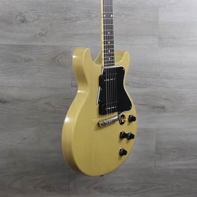 Epiphone "Inspired by Gibson Custom" '60 Les Paul Special Double Cutaway TV Yellow With Original Hardshell Case! image 3