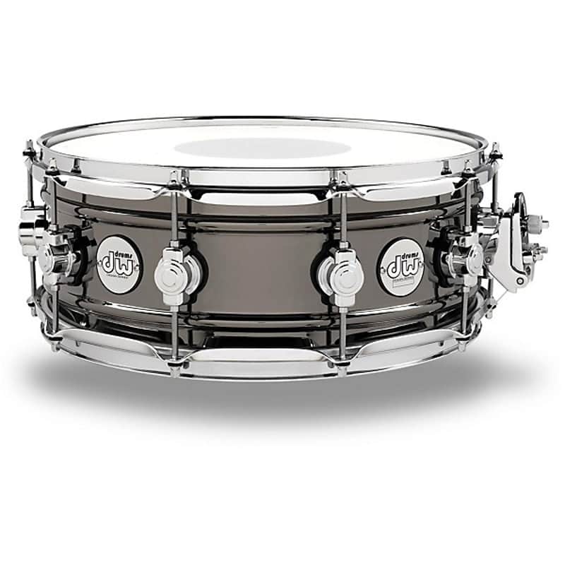 DW 14" x 5.5" Design Series Black Nickel Over Brass Snare Drum image 1