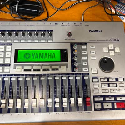 Yamaha AW16G Professional Audio Workstation 16-Track Digital Recorder 2000s - Silver image 1