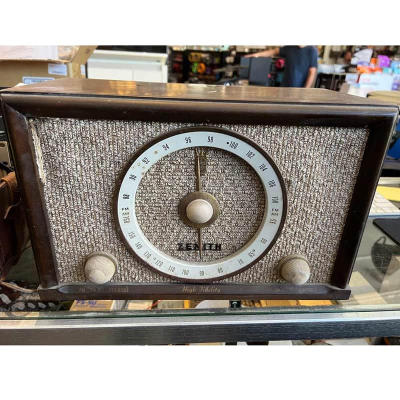 Zenith 1950s Model S-40191 Wood High Fidelity AM/FM Tube Radio - Works (Pre-Owned/AS IS) image 1