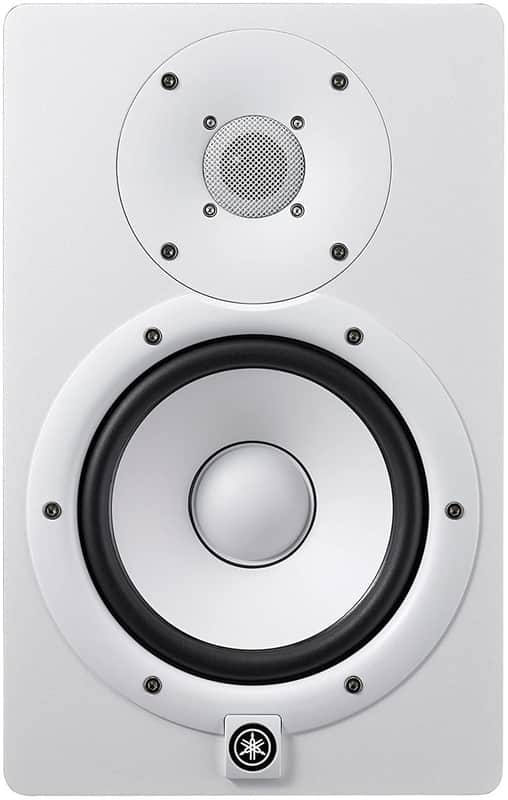 Yamaha HS7W 7-Inch Powered Studio Monitor Speaker, White image 1