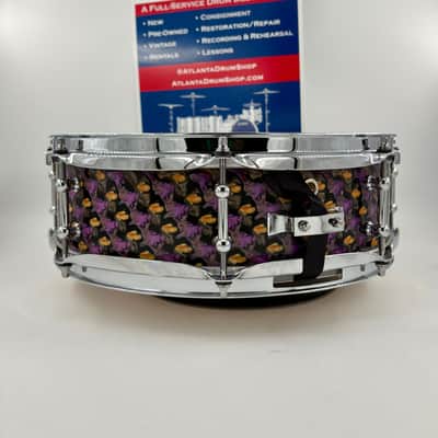 Montineri Custom 14x4 "Iris Tongue" Snare Drum image 7