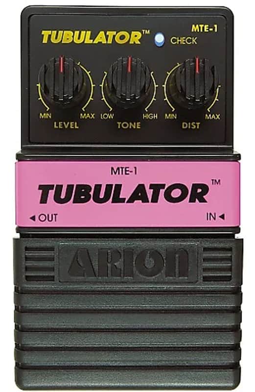 ARION MTE-1 チューブエミュレーションペダル 温かみのあるオーバードライブ ARION（アリオン）MTE-1 TUBULATOR ギター