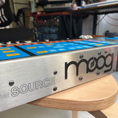 Moog Source Monophonic Analog Synthesizer with Patch Memory 1981 - 1985 - Blue image 5