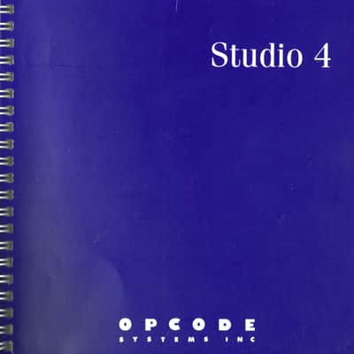 Opcode Studio Four Manual on DVD 1999 image 3