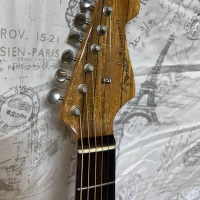 2013 Fender Sonoran SCE Wildwood Dao Dreadnaught Cutaway Factory Electronics Rare, Rare, Rare!! image 2