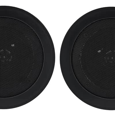 12) Rockville CC4T Black 4" Commercial 70v Ceiling Speakers For Restaurant/Bar image 3