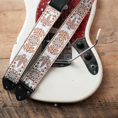 Vintage Floral 60s/70s Hippie Guitar Strap / Handmade in the UK / Case Candy image 4