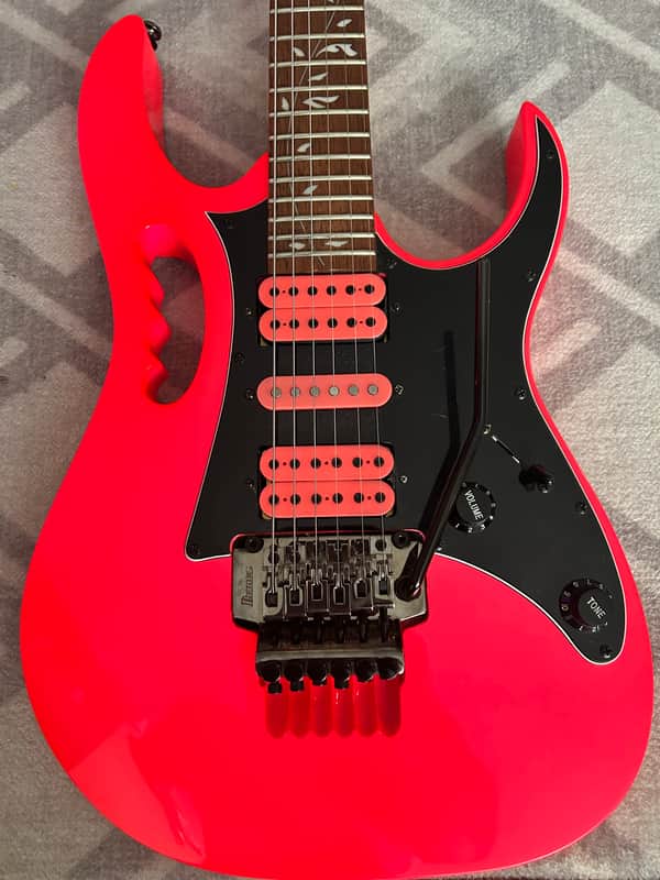 Ibanez JEMJR SP-PK Steve Vai Signature with Jatoba Fretboard 2018 - Present Pink