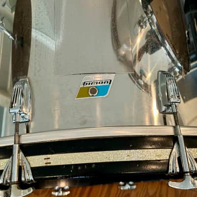 Ludwig 26 INCH BASS STAINLESS STEEL 26/18/16/14 70s - Stainless steel image 9