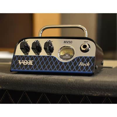 Vox MV50 Rock 50-watt Hybrid Tube Mini Electric Guitar Amplifier Head image 6