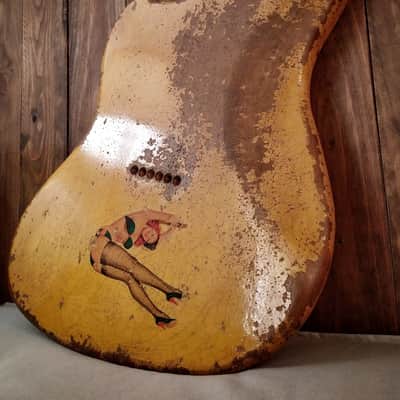 #202621 :: Baldman's Relic TeleMaster body in Dirty Heavy Relic Butterscotch Blonde nitro finish :: Aged Roadworn image 12