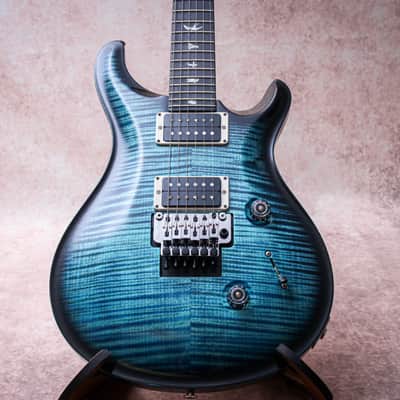 PRS USA Paul Reed Smith Custom 24 Floyd 10 top "Cobalt Blue + Ebony" (2024) image 5