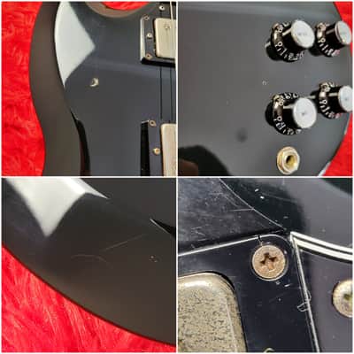 History SH-SG 2010 SG Standard Black - Heritage Wood - Original Hard Shell Case - Made By Fujigen in Japan MIJ image 20