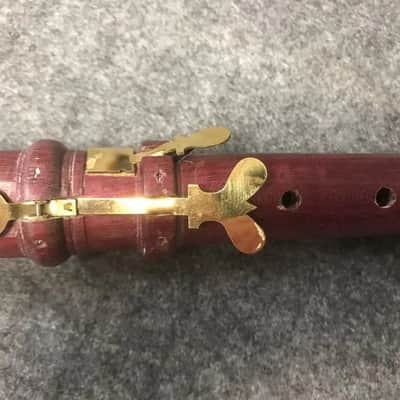 Professional Baroque style Oboe A-415HZ, Hard  wood of Purple core wood oboe image 4