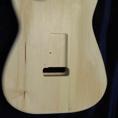 Spalted Maple Top / 40yr Aged Pine Strat body - Standard - 3lbs 4oz #3673  USA IMPORT CHARGES INCLUDED image 7