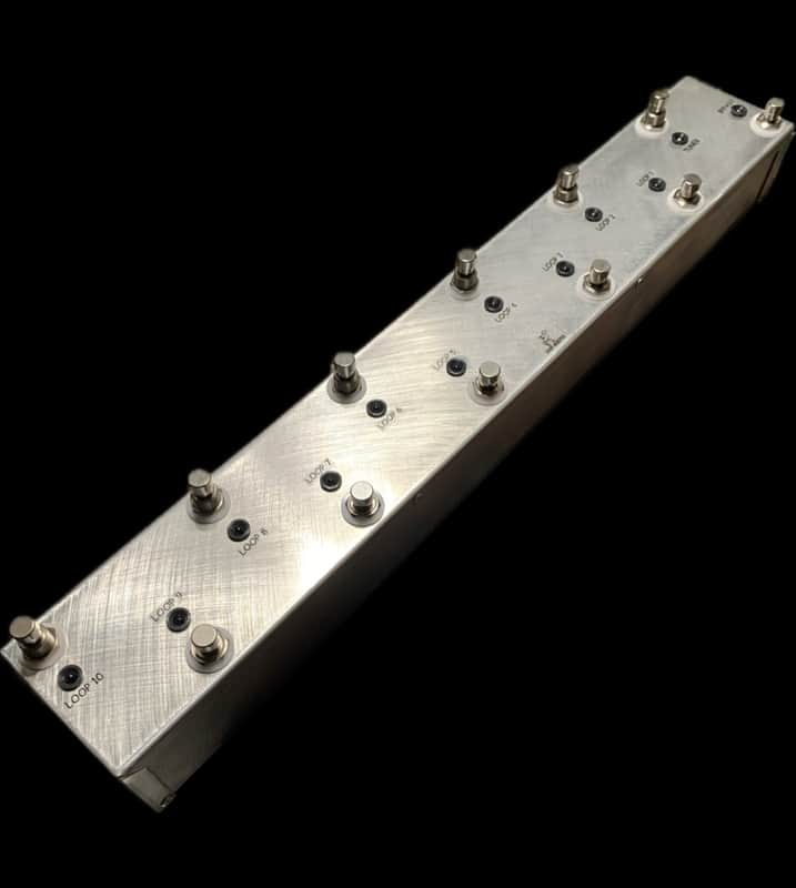 Loop-Master Pedals 10 Loop True Bypass Looper Pedal Loop Switcher w/Tuner Mute & Master Bypass (STAG) USA MADE IN STOCK! image 1