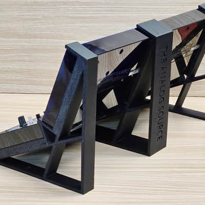 The Analog Source 2 Tier Quad Mount Angled Desktop Stand Holds 4 Korg Volca Beats Bass FM Keys Nubass Loop Mix Sample Synthesizer Mixer Drum Rhythm Machine Sampler image 3
