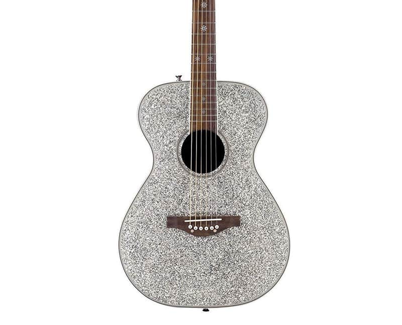 Daisy Rock Guitars DR6206-A Pixie Acoustic Silver Sparkle | Reverb