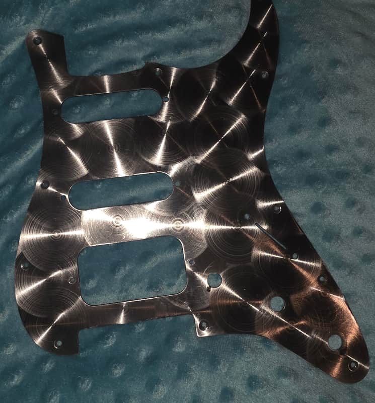 Fender style hologram Stratocaster pickguard 2025 - Metal - steel image 1