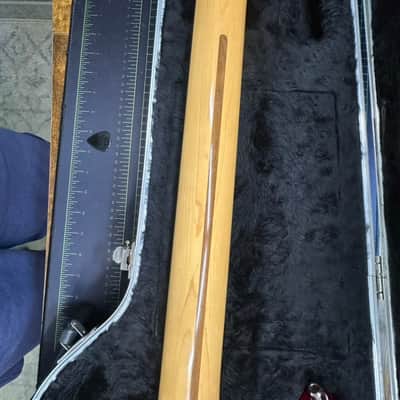 Fender American Deluxe Fat Stratocaster HSS with Rosewood Fretboard 1999 - 2001 - Crimson Transparent image 11