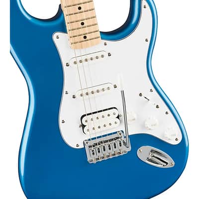 Squier Affinity Series Stratocaster HSS Electric Guitar Pack, Maple Fingerboard, Lake Placid Blue, Gig Bag, 15G - 120V TGF33 image 3