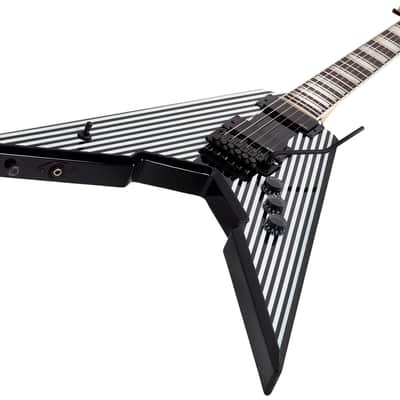 Wylde Audio Viking V Pinstripe FR Floyd Rose  Zakk Wylde V Shape Electric Guitar image 8