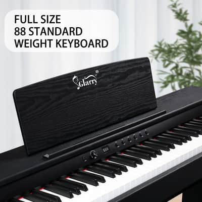Glarry GDP-105 88-Key Home Full Weighted Keyboards Hammer-action Keyboard Digital Piano Black image 5