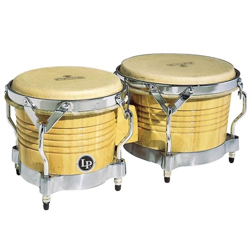 LP M201-AWC [Matador Wood Bongos / Natural, Chrome] image 1