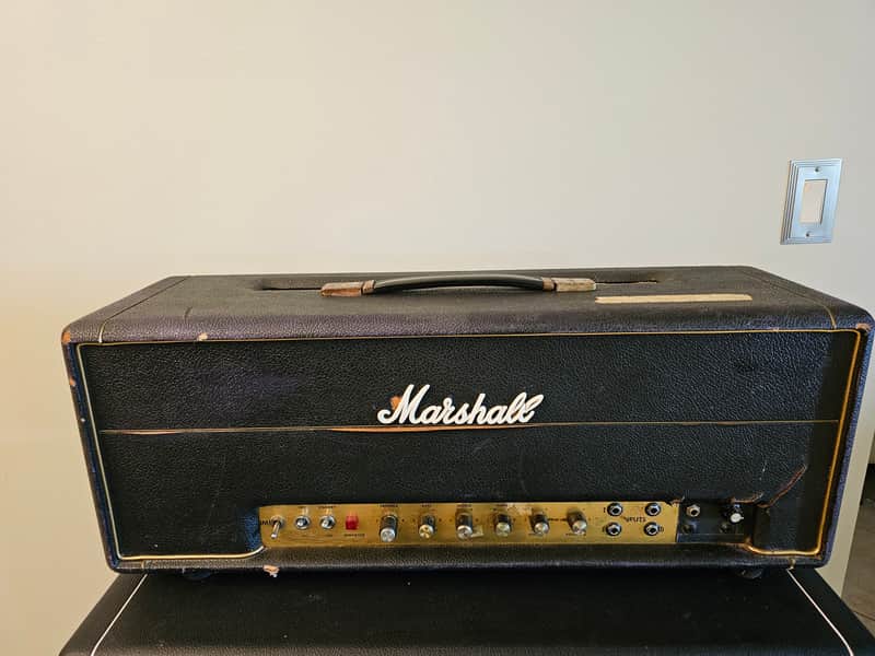 Marshall Super Lead 100 Original Jose Arredondo Modified 1970 - Black Bild 1