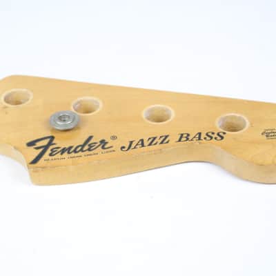 1975 Vintage Fender Jazz Bass Maple NECK MINTY 1970's Original 3-Bolt Guitar image 11