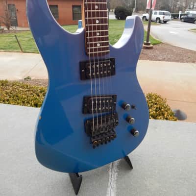 Kramer Pacer 1985 - Flip Flop Blue/Purple Tilted Bridge Pickup image 5
