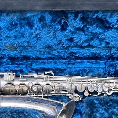 RARE silver plated Conn 6M VIII Naked Lady professional alto saxophone RTH image 2