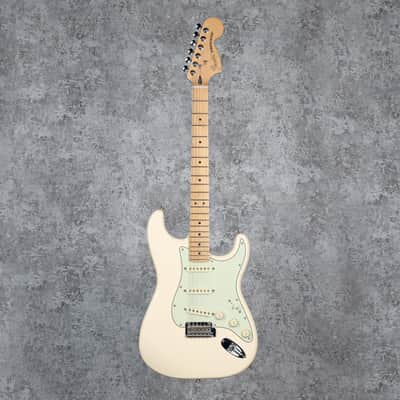 Fender Deluxe Roadhouse Stratocaster Maple Fretboard 2020 Olympic White image 4