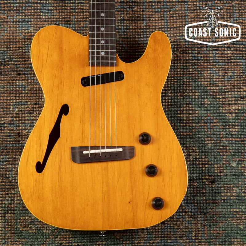 1991 Fender TLAC-950 Thinline Telecaster w/ Piezo & USA Lace Sensor Japan MIJ Fujigen