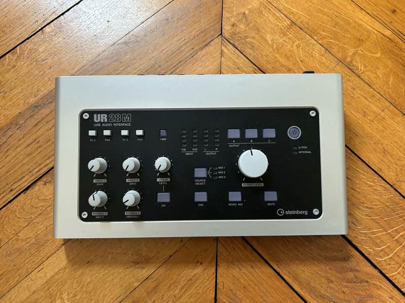 Steinberg UR28M USB 2.0 Audio Interface 2010s - Silver/Black image 1