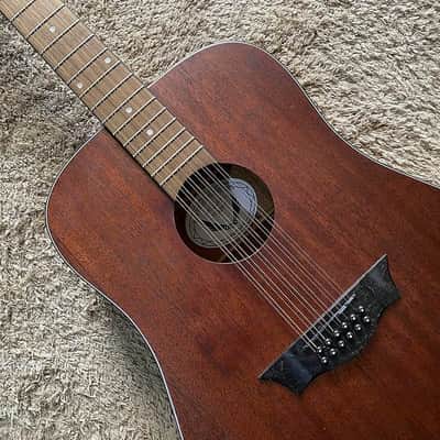 Dean 12 String Acoustic Guitar, Mahogany Body and Neck, Rosewood Fingerboard Fretboard image 10