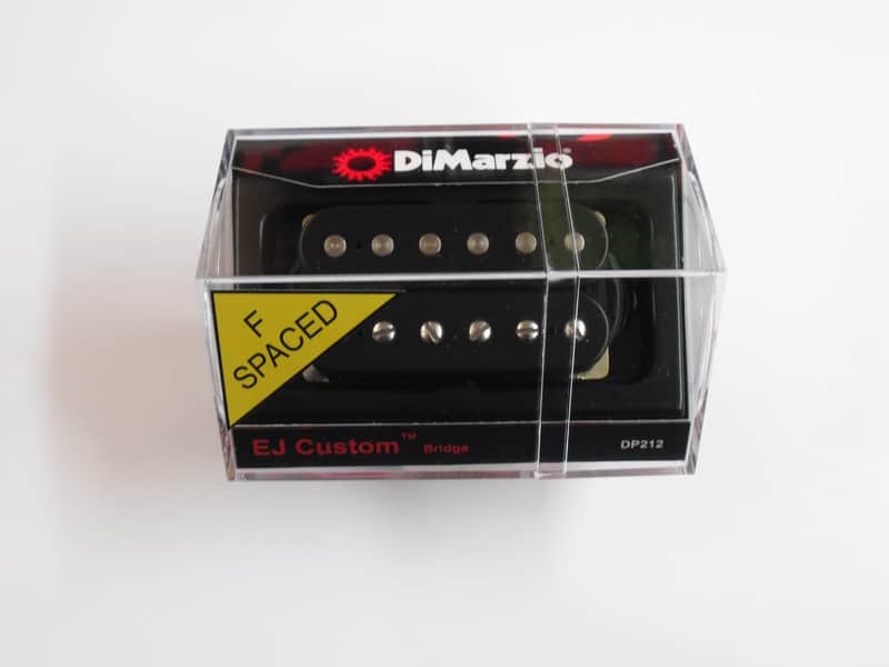 DiMarzio Eric Johnson Custom Bridge Humbucker Black W/Chrome Poles DP 212 image 1