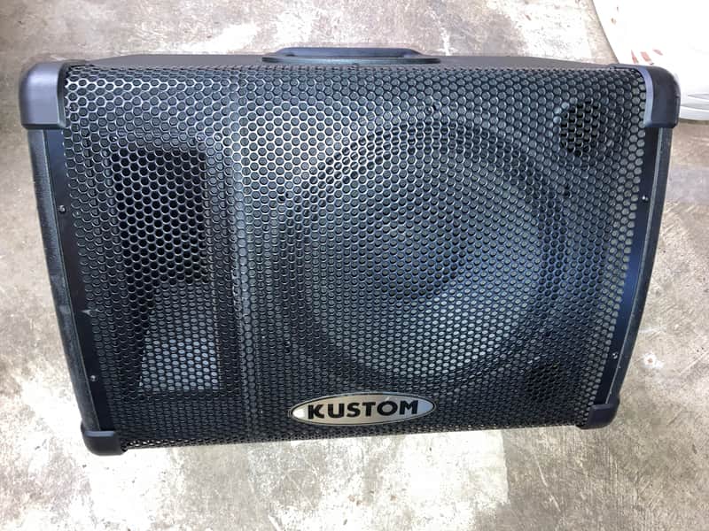 Kustom KPX112M Passive 12" Monitor Wedge Speaker 2010s - Black image 1