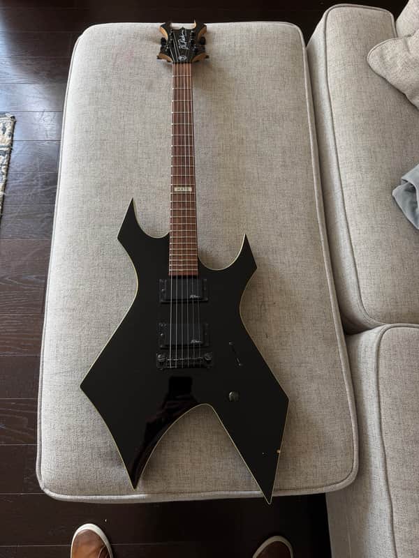 B.C. Rich Mick Thomson Warlock 2004s - Gloss Black image 1