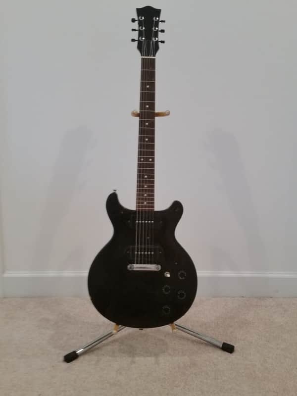 Matsumoku Les Paul Jr. style 1976 black | Reverb