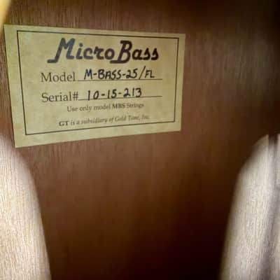 Used Gold Tone Micro Bass 25 image 5