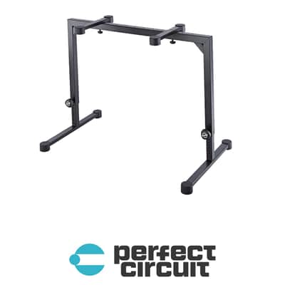 K&M 18810 Omega Table-Style Keyboard Stand (Black) image 1