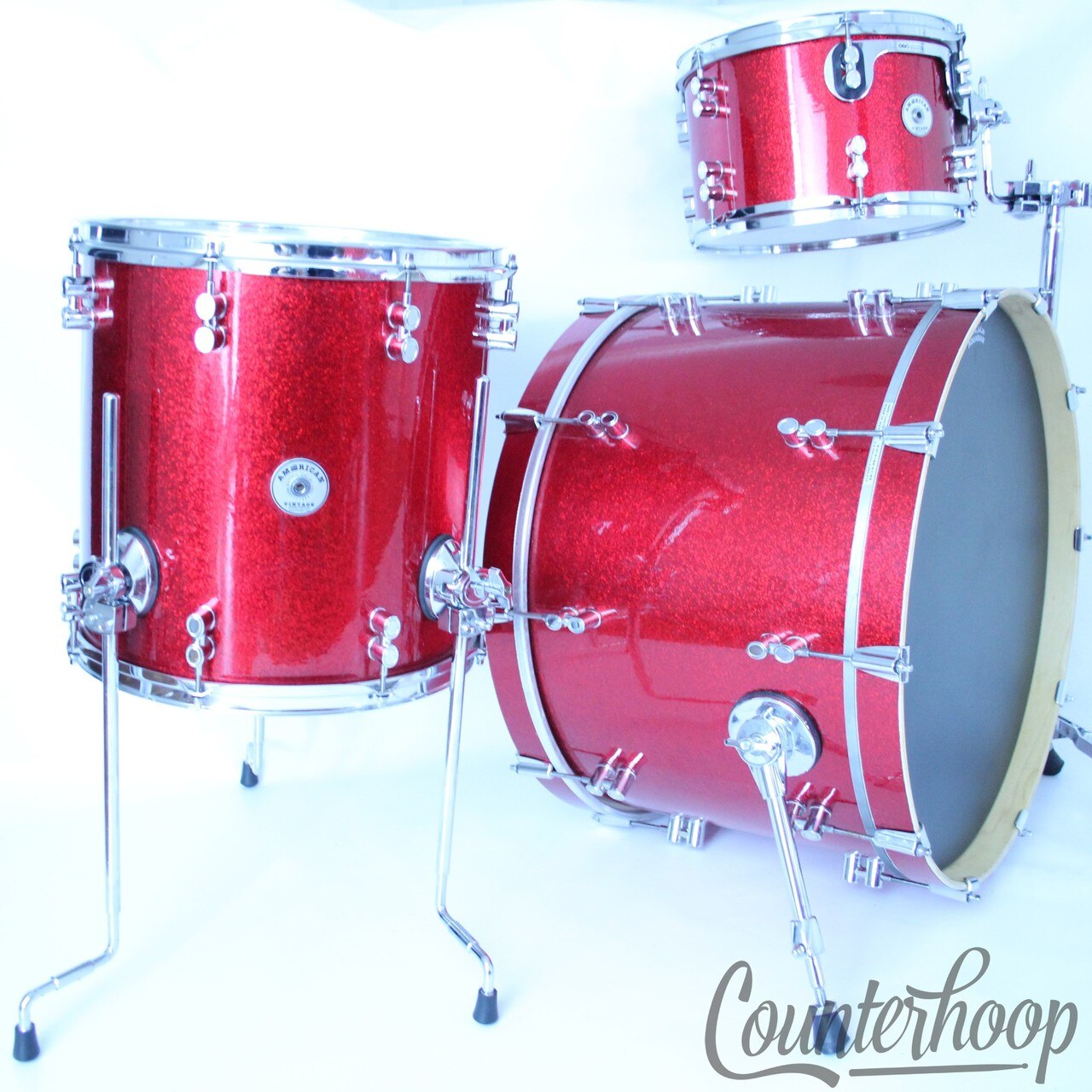 DW/PDP American Vintage Drum Set 22x14,12x8,14x14"African Mahogany Pacific USA* — main photograph