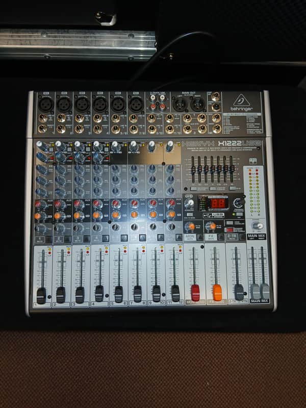 Behringer Xenyx X1222USB 16-Input Mixer with USB Interface and Effects Mechanics Special Needs Work image 1