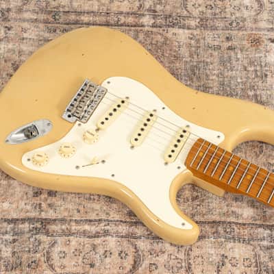 Fender Custom Shop Roasted Journeyman Relic '55 Stratocaster - 2017 NAMM Limited Edition - Desert Tan image 10