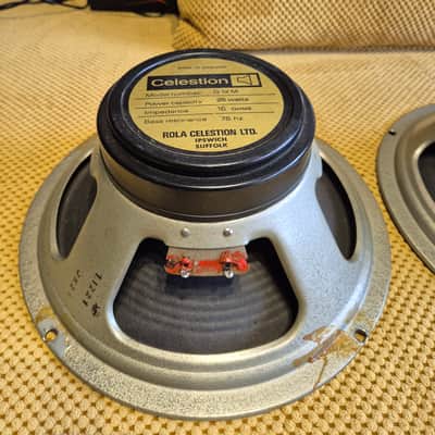 Celestion Blackback G 12M Early-70s / 75Hz-16 Ohm - 2 speakers image 7